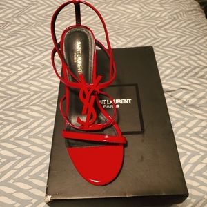 Ysl size 8 color red